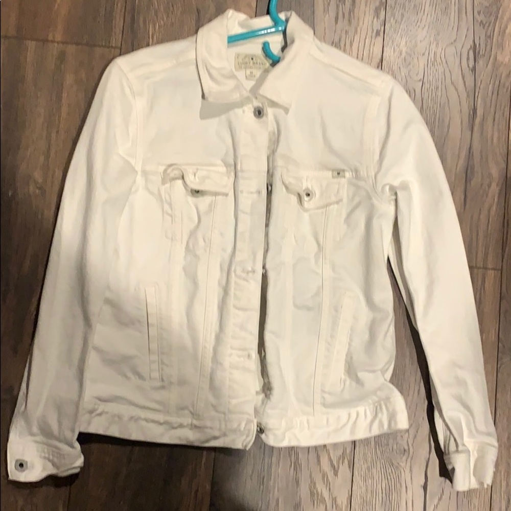 Lucky brand white jeans jacket